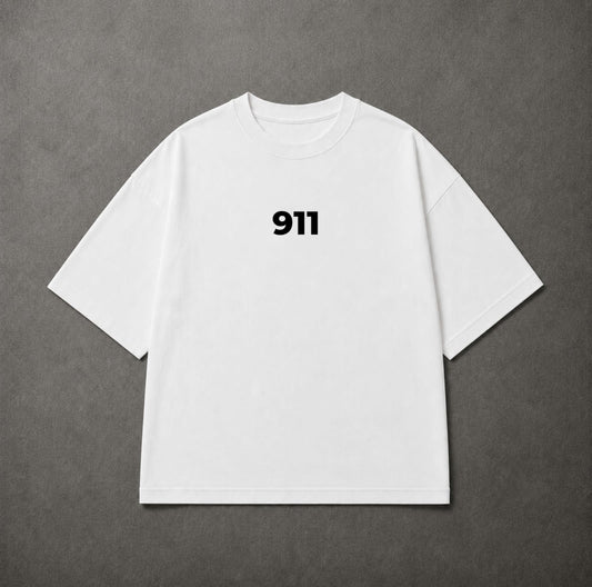 Porsche 911 White Tee