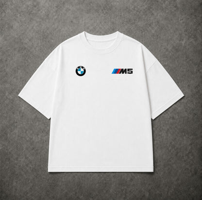 BMW M5 white tee